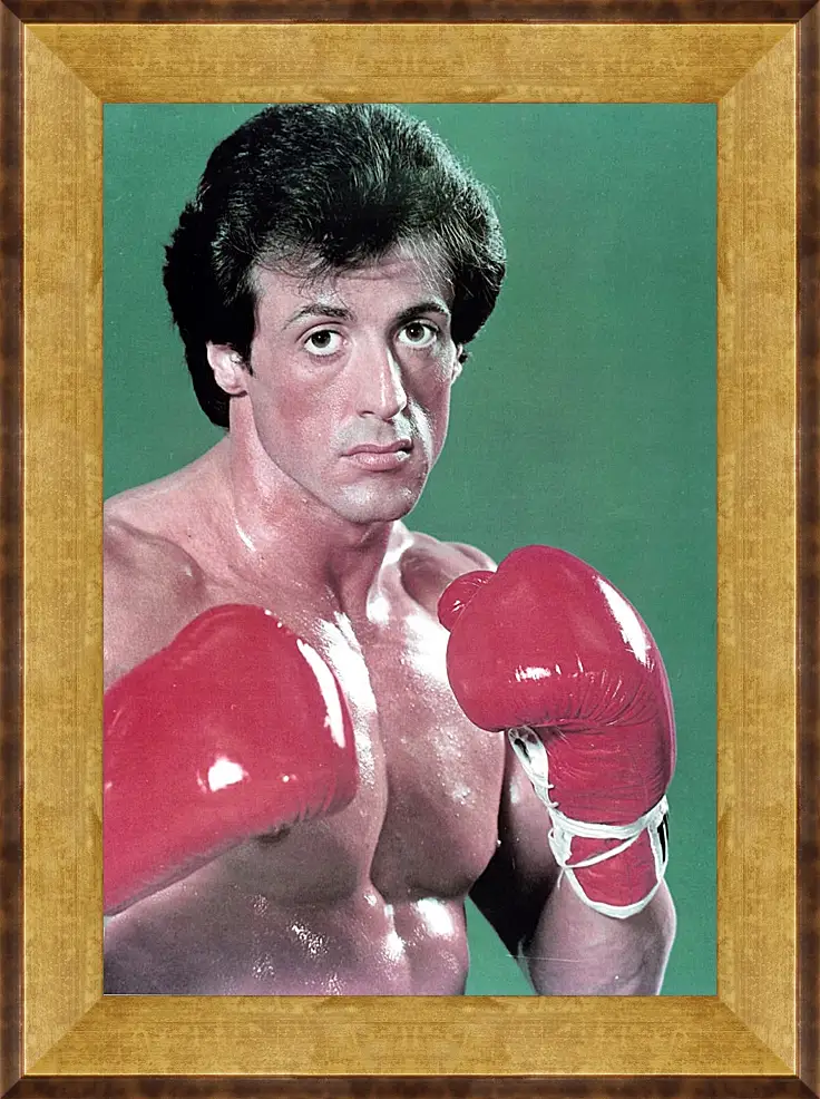 Картина в раме - Сильвестр Сталлоне. Sylvester Stallone