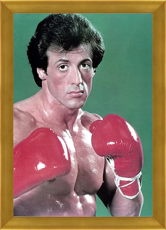 Картина в раме - Сильвестр Сталлоне. Sylvester Stallone