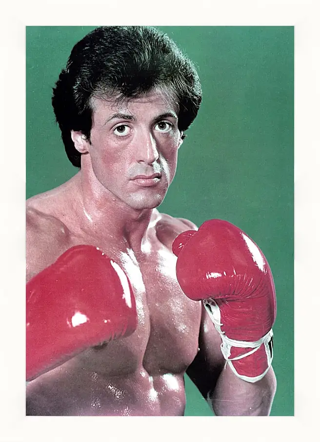 Картина в раме - Сильвестр Сталлоне. Sylvester Stallone