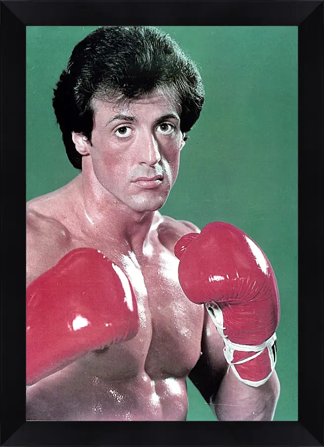 Картина в раме - Сильвестр Сталлоне. Sylvester Stallone