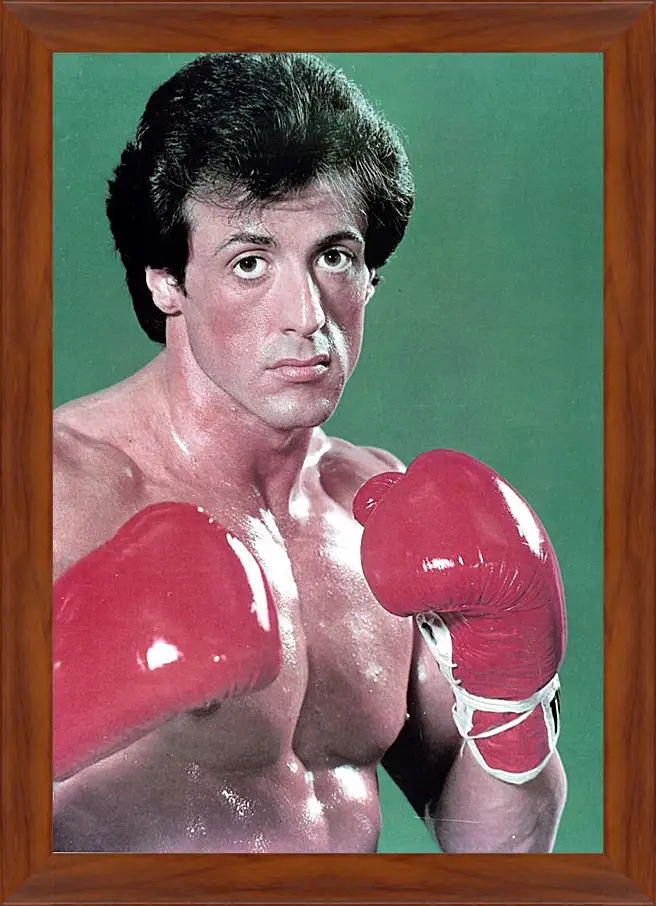 Картина в раме - Сильвестр Сталлоне. Sylvester Stallone