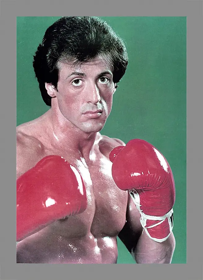 Картина в раме - Сильвестр Сталлоне. Sylvester Stallone