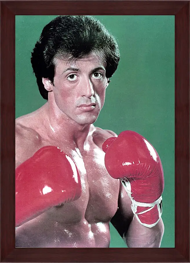 Картина в раме - Сильвестр Сталлоне. Sylvester Stallone