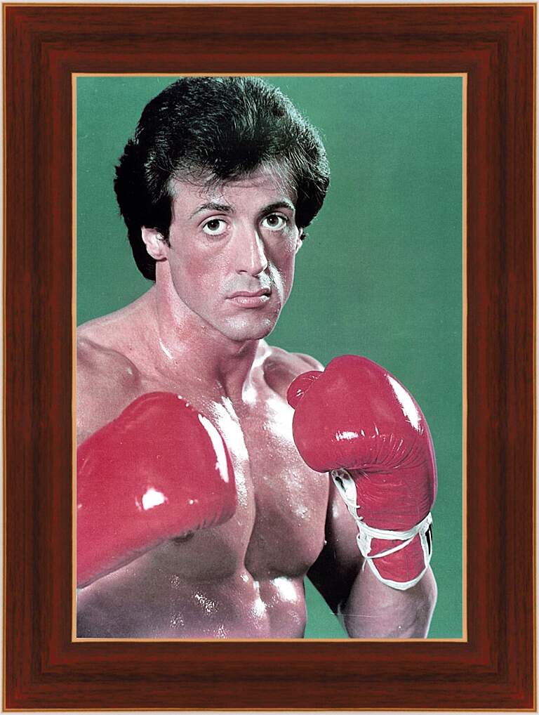 Картина в раме - Сильвестр Сталлоне. Sylvester Stallone