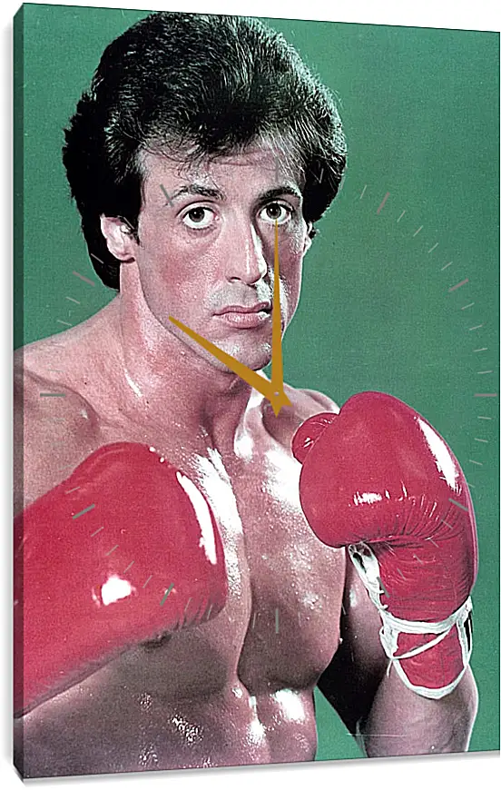 Часы картина - Сильвестр Сталлоне. Sylvester Stallone