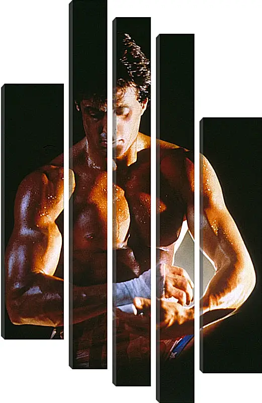 Модульная картина - Сильвестр Сталлоне. Sylvester Stallone