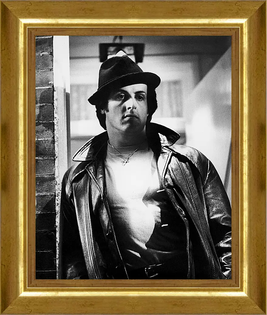 Картина в раме - Сильвестр Сталлоне. Sylvester Stallone