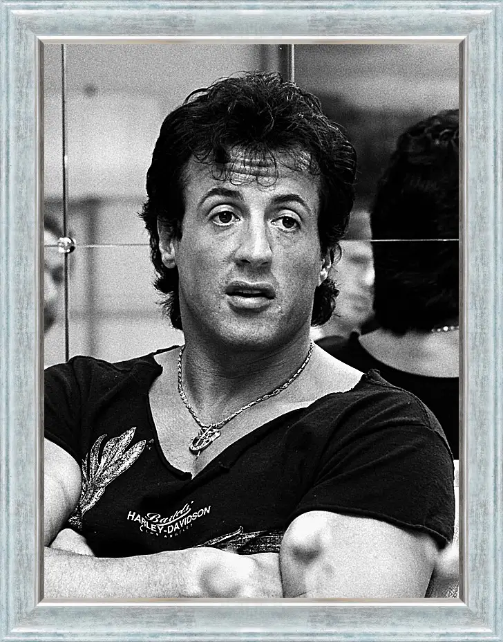 Картина в раме - Сильвестр Сталлоне. Sylvester Stallone