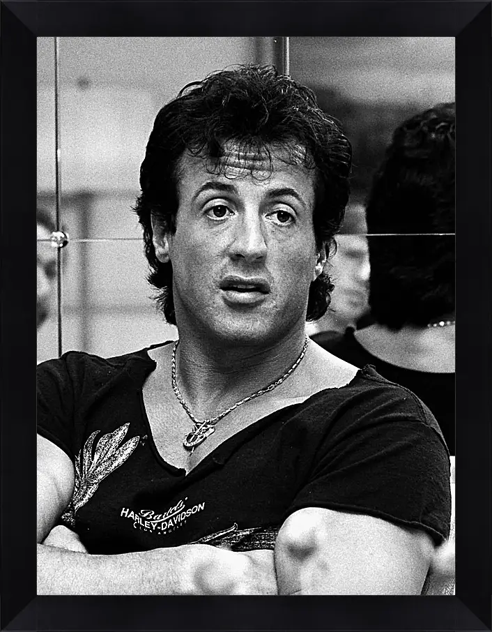 Картина в раме - Сильвестр Сталлоне. Sylvester Stallone