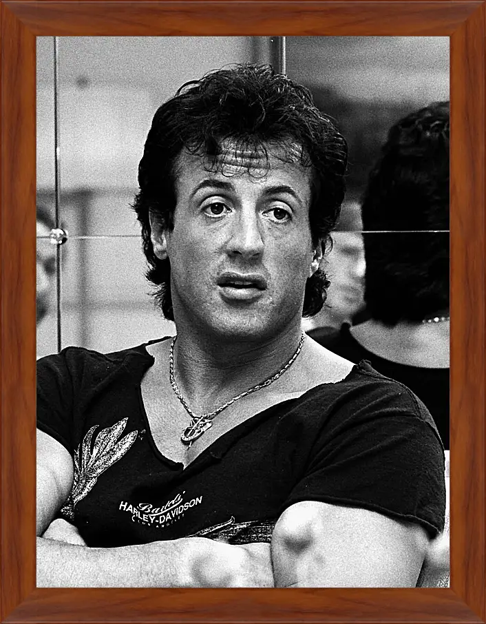 Картина в раме - Сильвестр Сталлоне. Sylvester Stallone