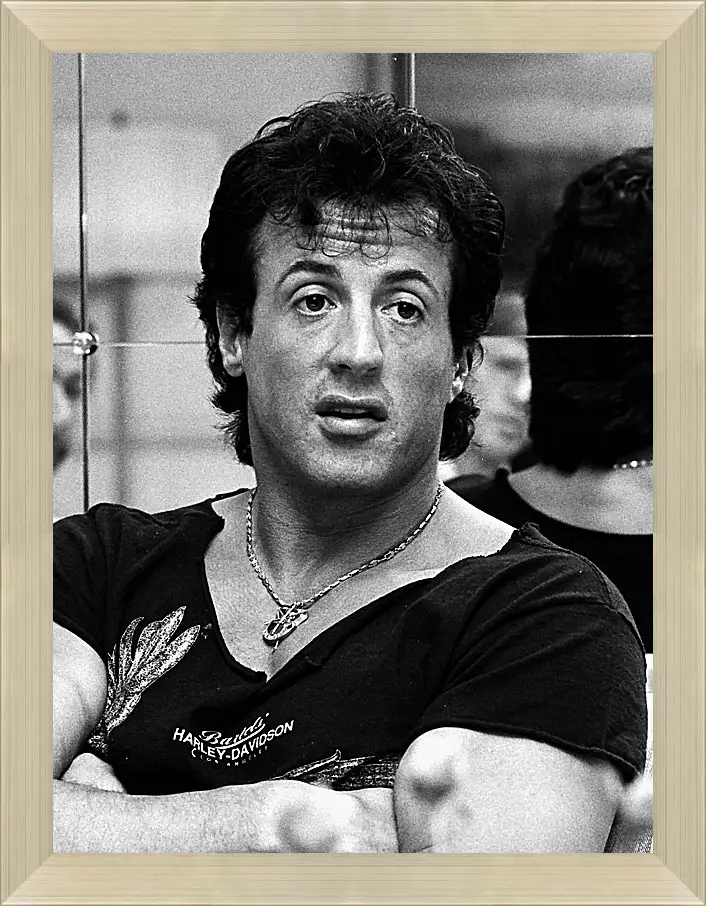 Картина в раме - Сильвестр Сталлоне. Sylvester Stallone