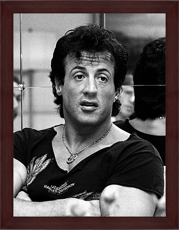 Картина в раме - Сильвестр Сталлоне. Sylvester Stallone