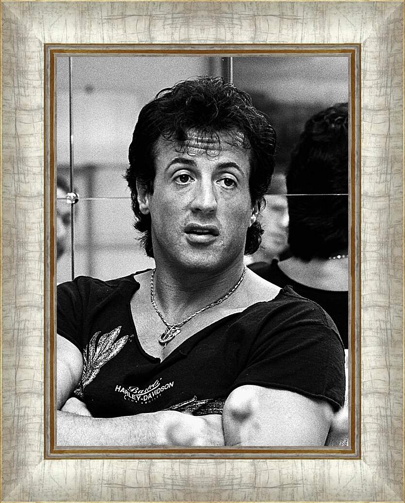Картина в раме - Сильвестр Сталлоне. Sylvester Stallone