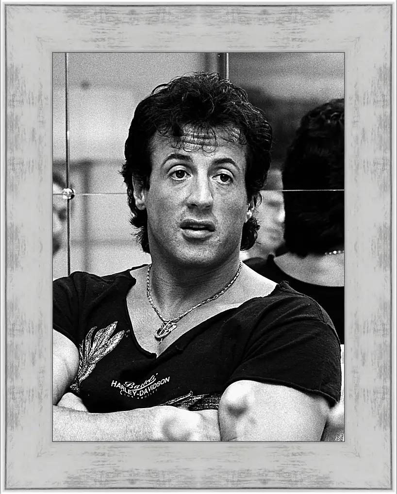 Картина в раме - Сильвестр Сталлоне. Sylvester Stallone