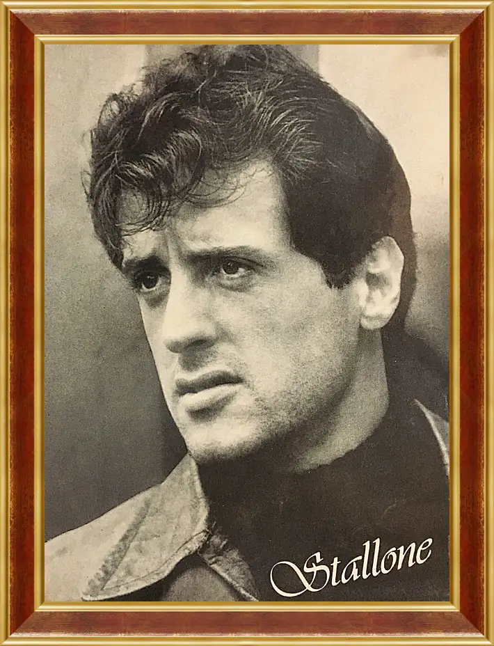 Картина в раме - Сильвестр Сталлоне. Sylvester Stallone