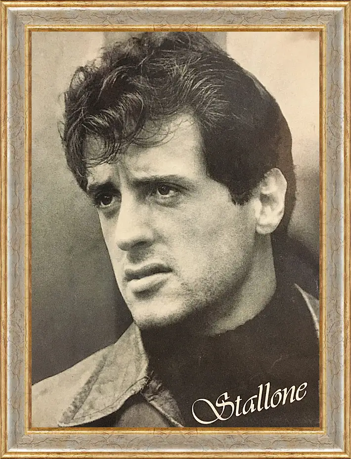 Картина в раме - Сильвестр Сталлоне. Sylvester Stallone