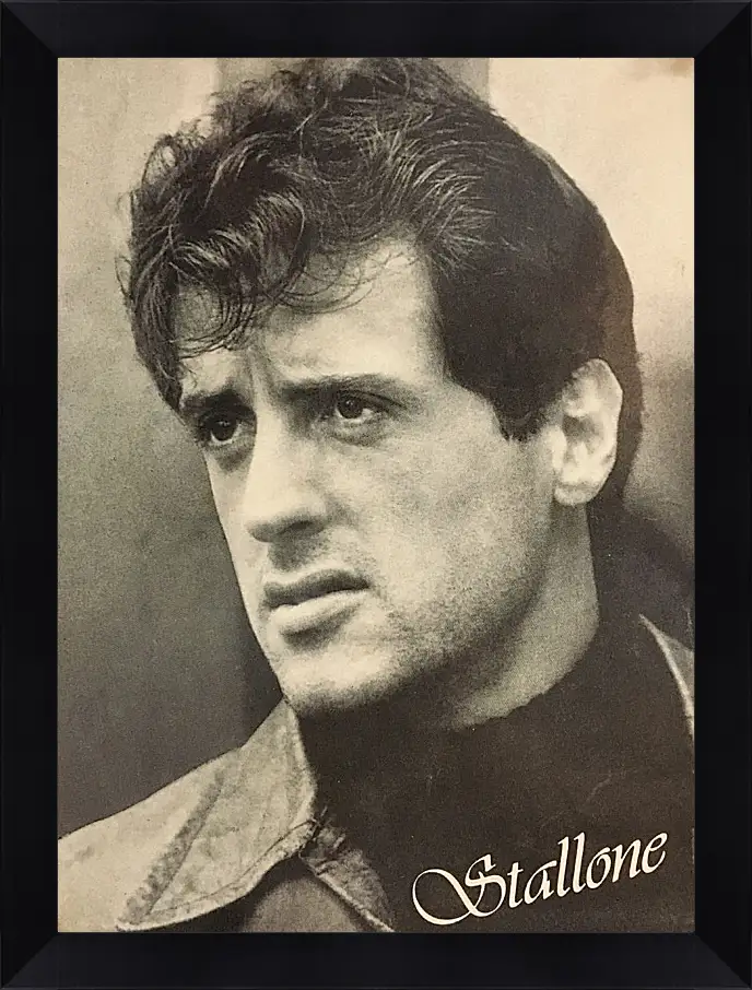 Картина в раме - Сильвестр Сталлоне. Sylvester Stallone