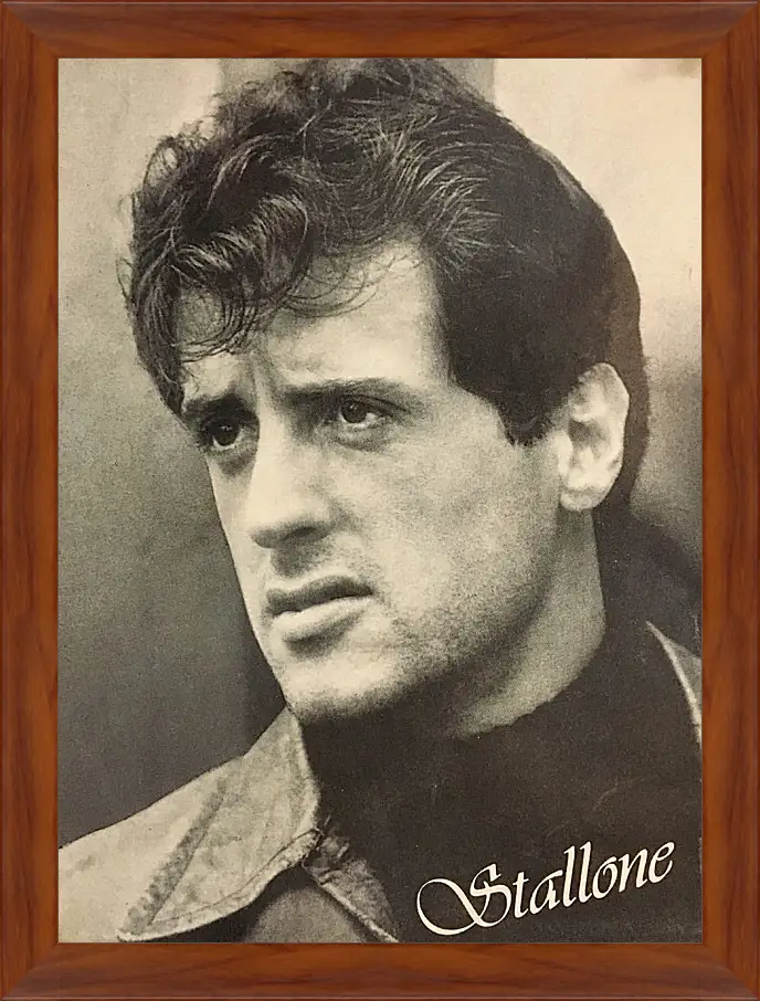 Картина в раме - Сильвестр Сталлоне. Sylvester Stallone