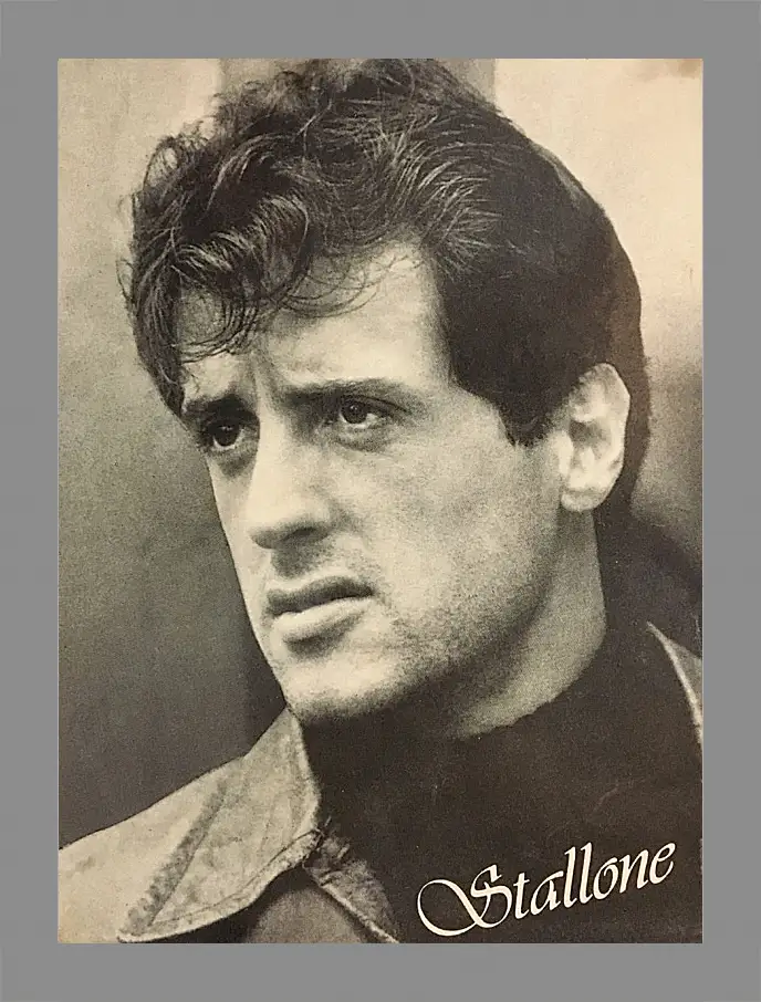 Картина в раме - Сильвестр Сталлоне. Sylvester Stallone