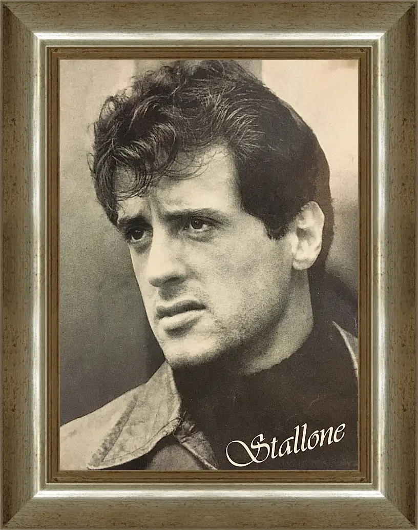 Картина в раме - Сильвестр Сталлоне. Sylvester Stallone