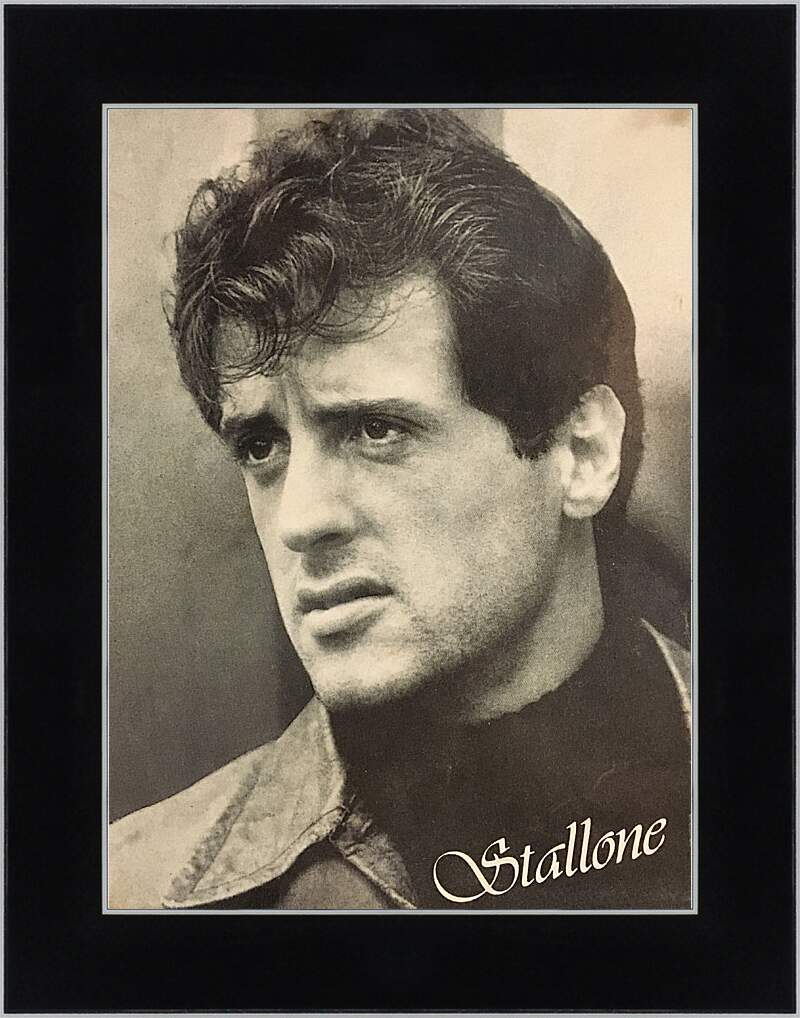 Картина в раме - Сильвестр Сталлоне. Sylvester Stallone