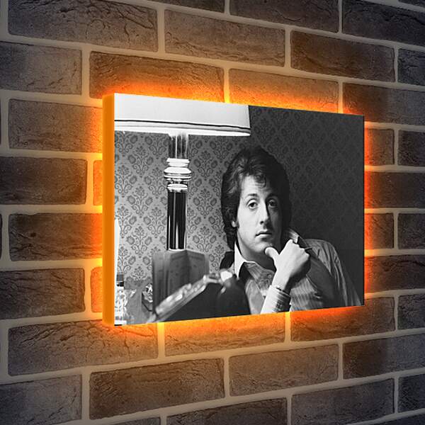Лайтбокс световая панель - Сильвестр Сталлоне. Sylvester Stallone