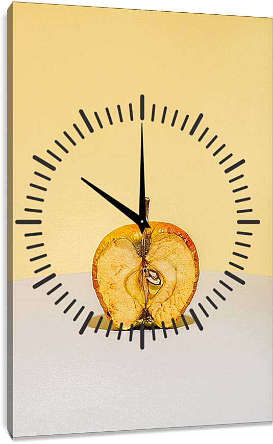 Часы картина - Яблоко