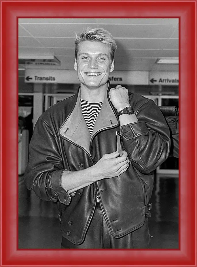 Картина в раме - Дольф Лундгрен. Dolph Lundgren