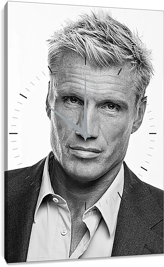 Часы картина - Дольф Лундгрен. Dolph Lundgren