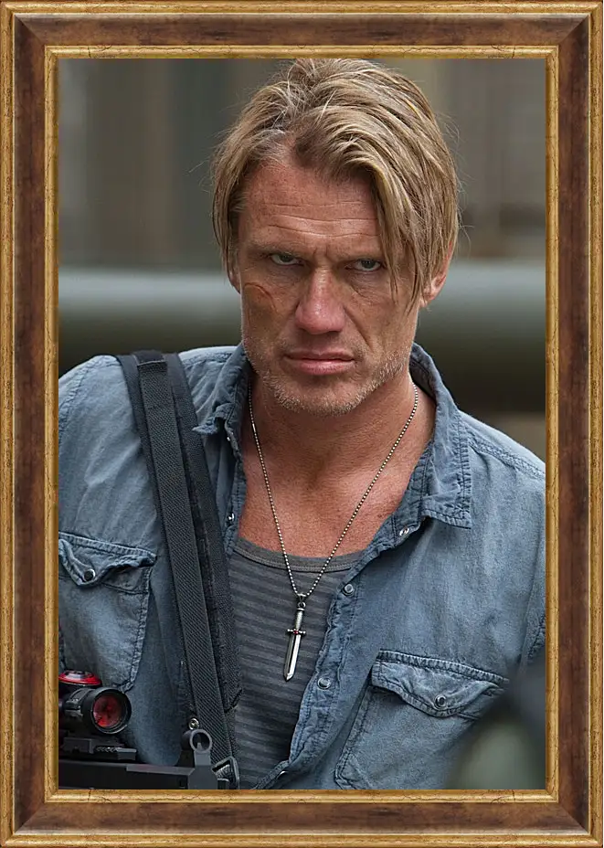 Картина в раме - Дольф Лундгрен. Dolph Lundgren