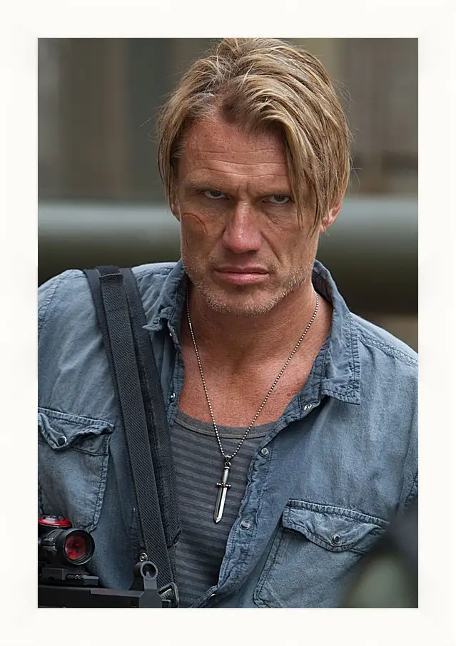 Картина в раме - Дольф Лундгрен. Dolph Lundgren