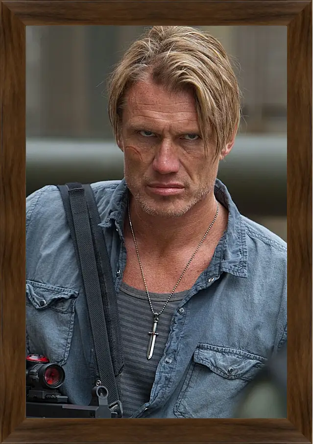 Картина в раме - Дольф Лундгрен. Dolph Lundgren