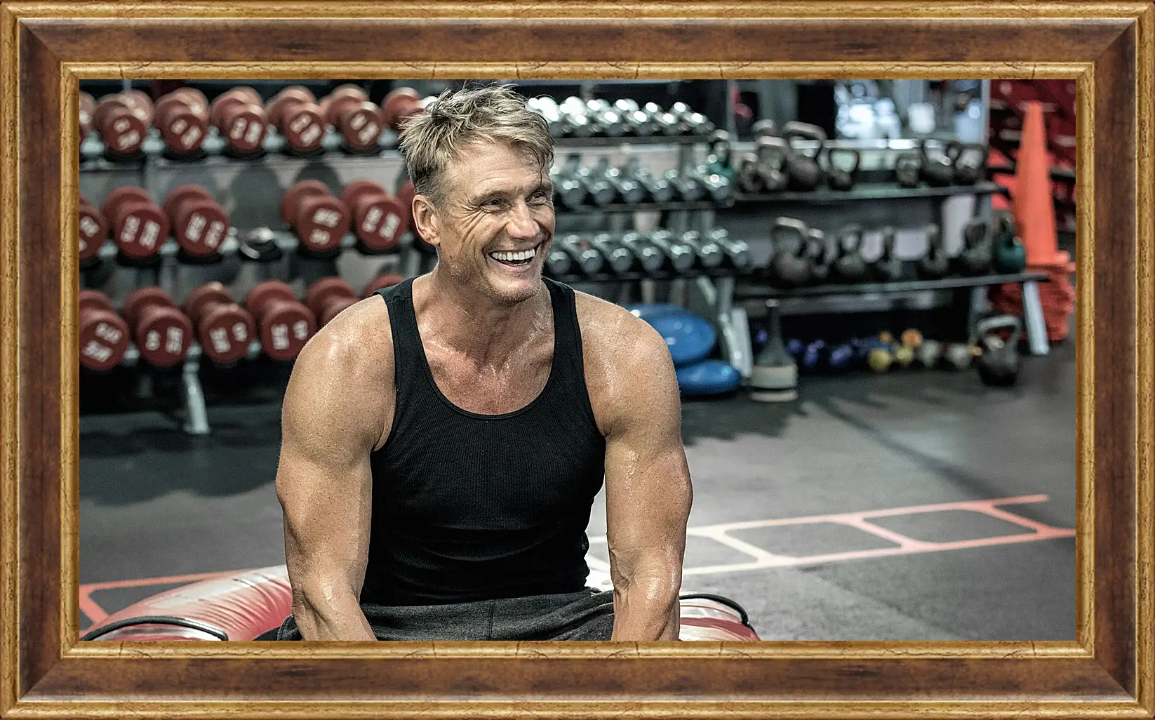 Картина в раме - Дольф Лундгрен. Dolph Lundgren