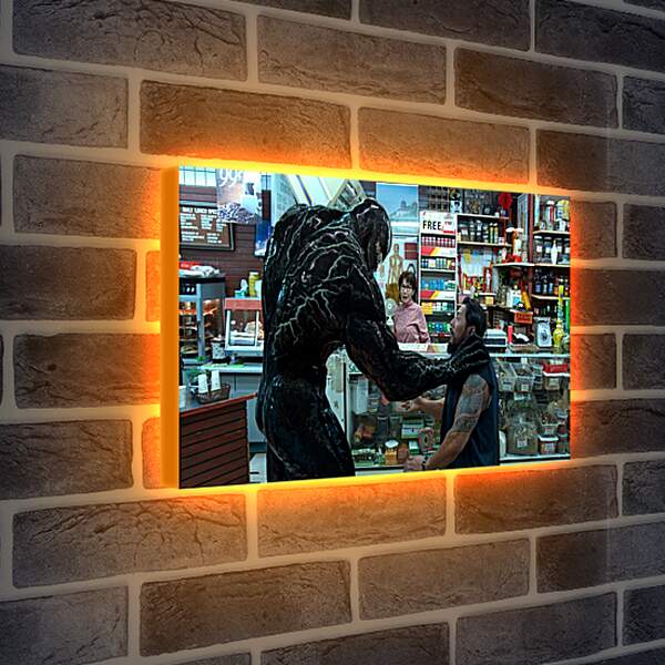 Лайтбокс световая панель - Веном. Venom