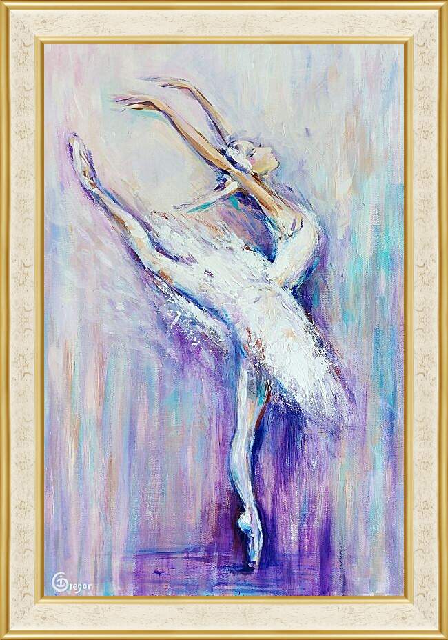 Картина в раме - Балерина 1