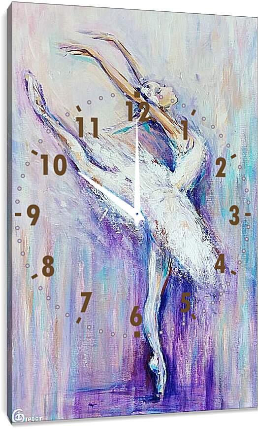 Часы картина - Балерина 1
