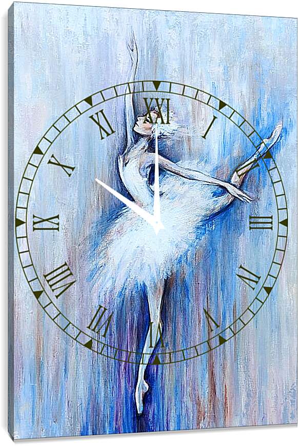 Часы картина - Балерина 2