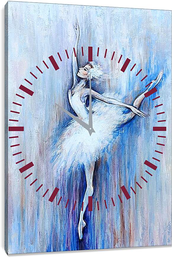 Часы картина - Балерина 2