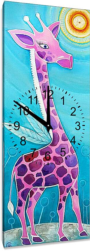 Часы картина - Жираф