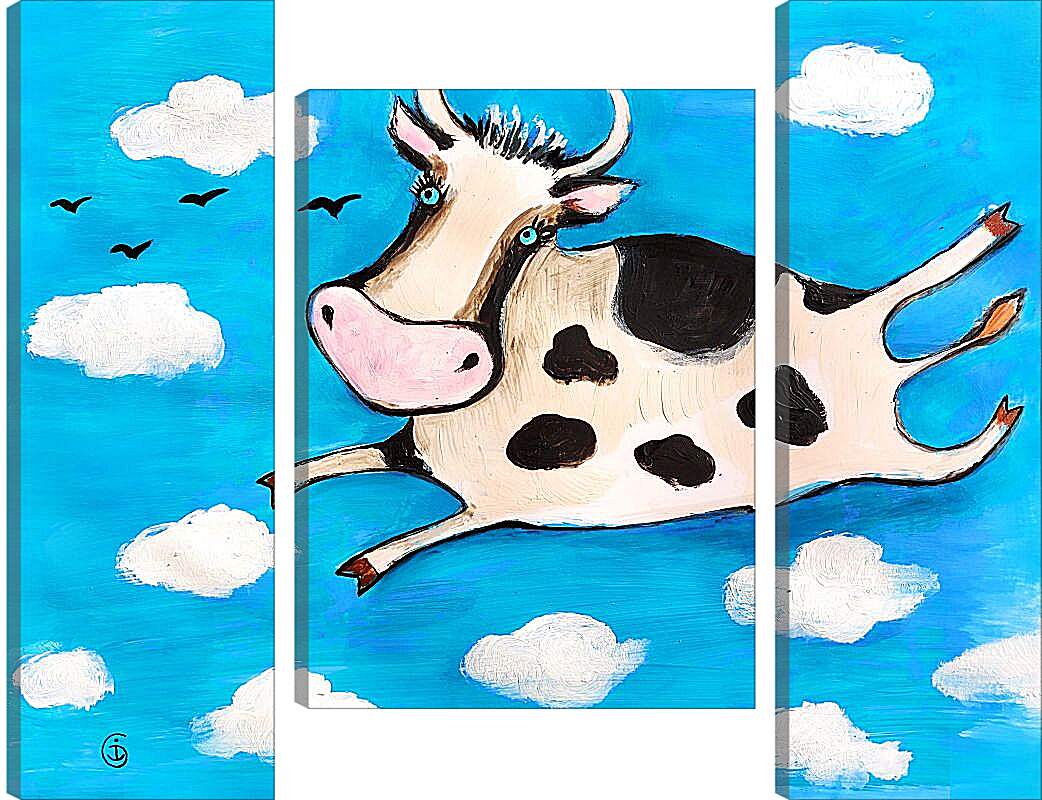 Модульная картина - Корова 1