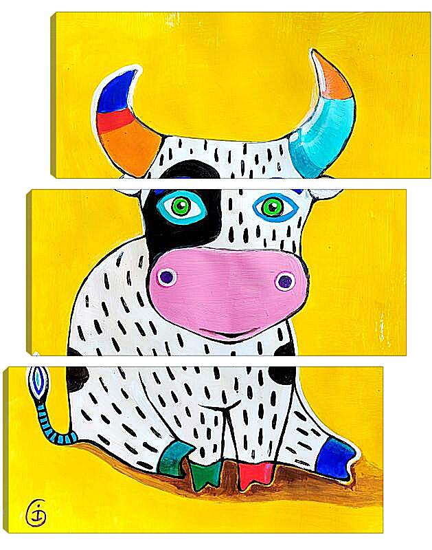 Модульная картина - Корова 2