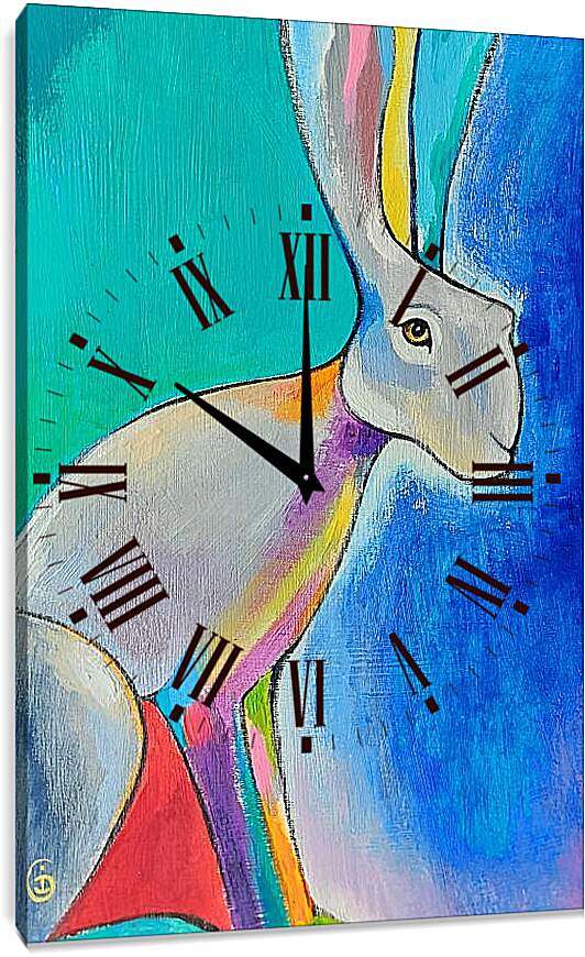 Часы картина - Кролик 3