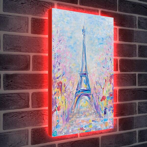 Лайтбокс световая панель - Париж
