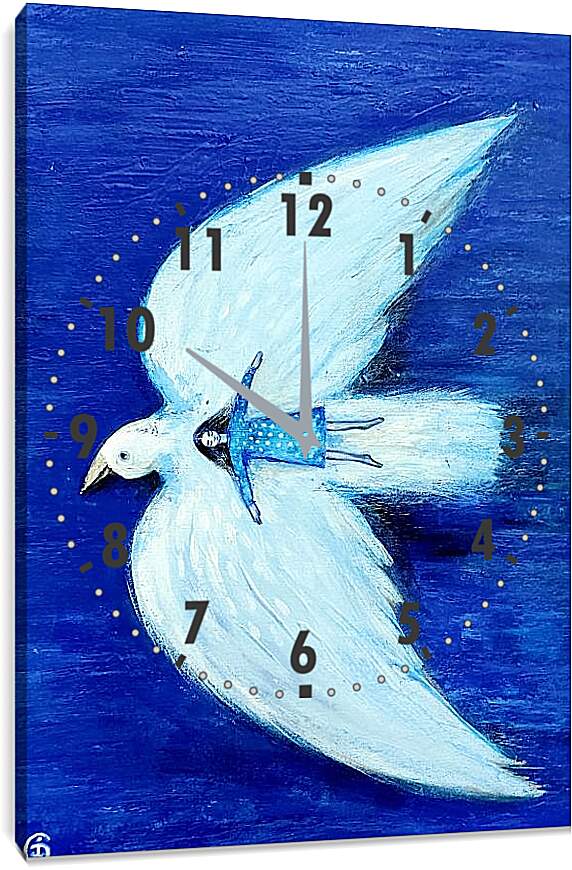 Часы картина - Птица снов