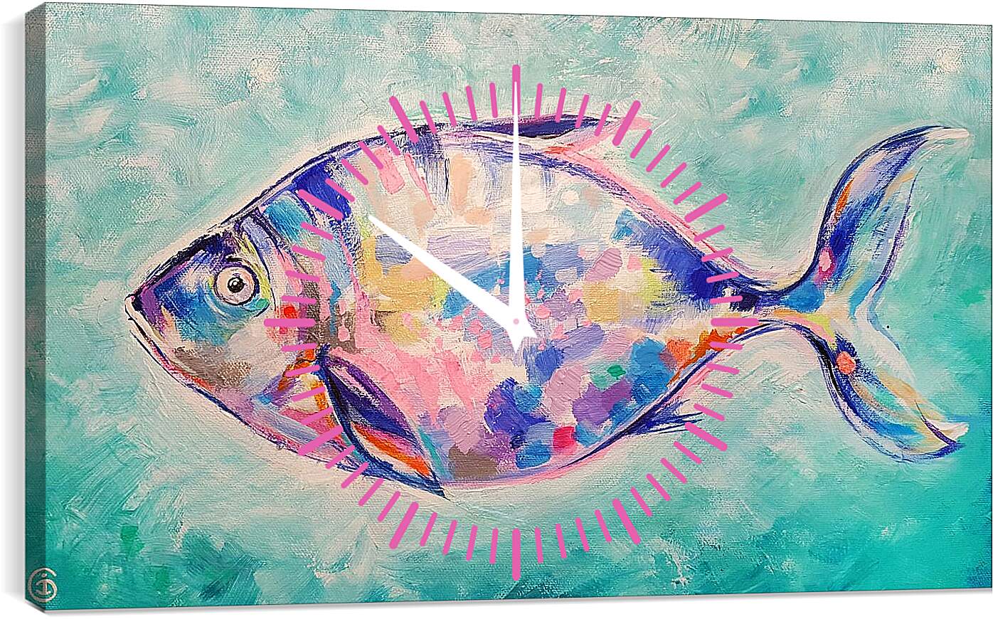 Часы картина - Рыба 1