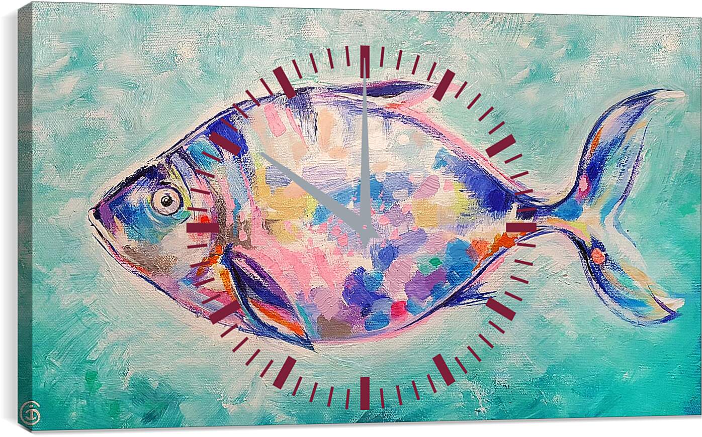 Часы картина - Рыба 1