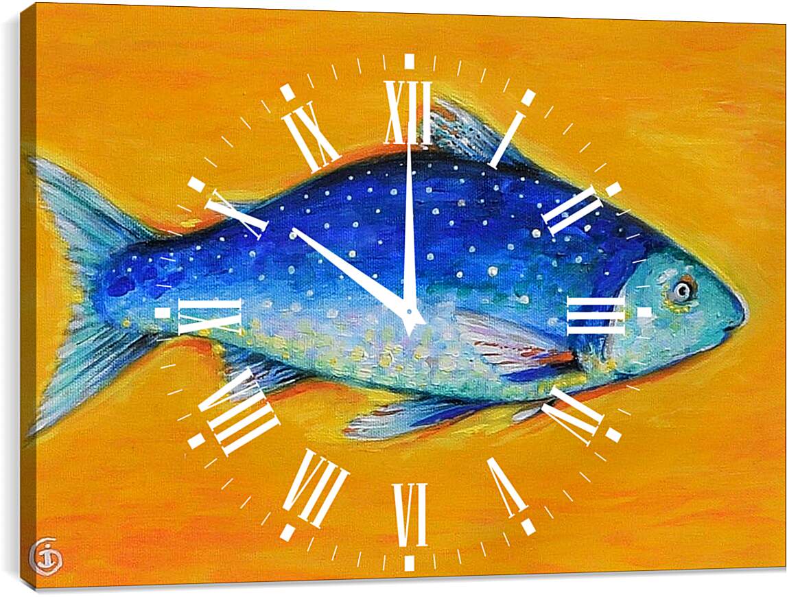 Часы картина - Рыба 3