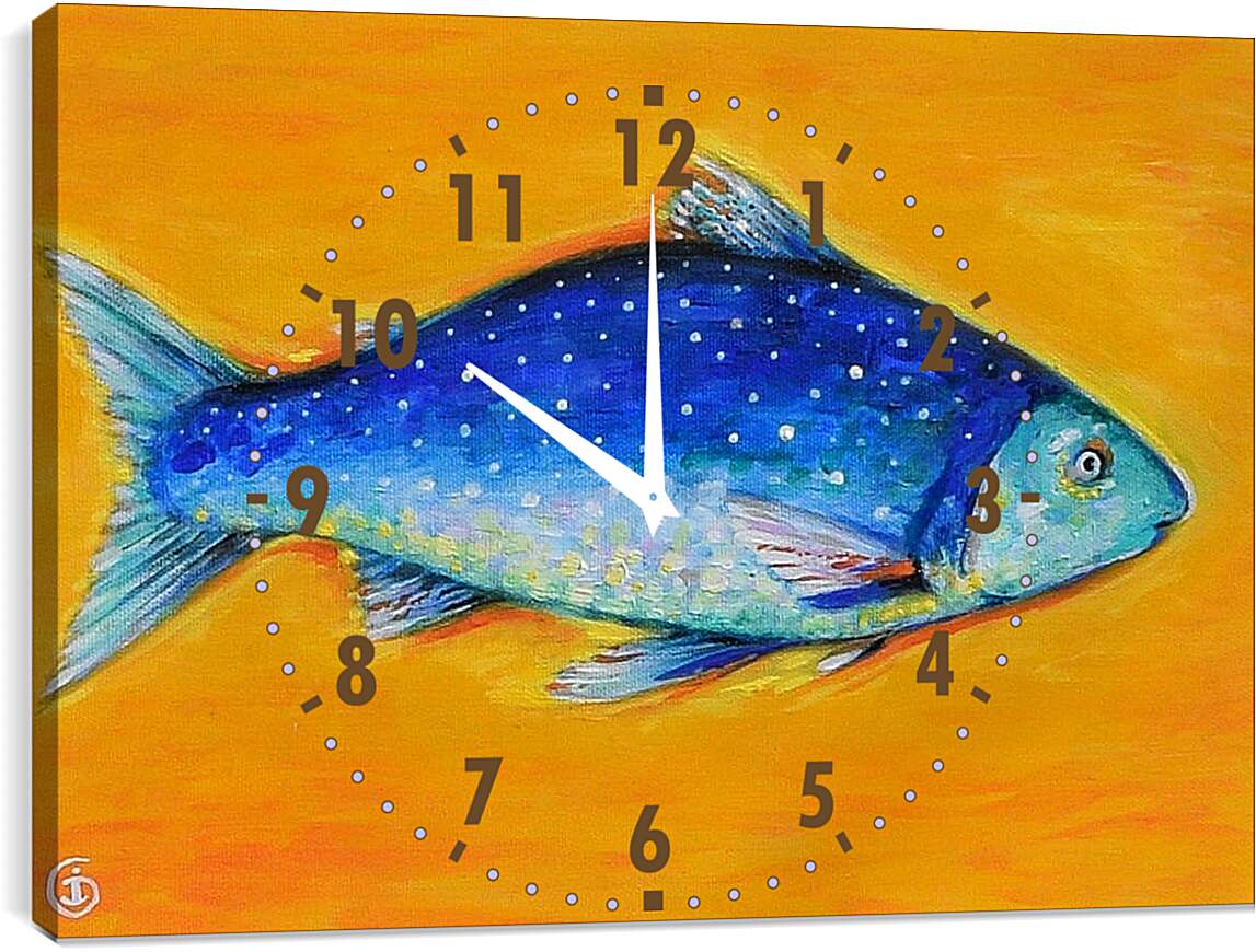 Часы картина - Рыба 3