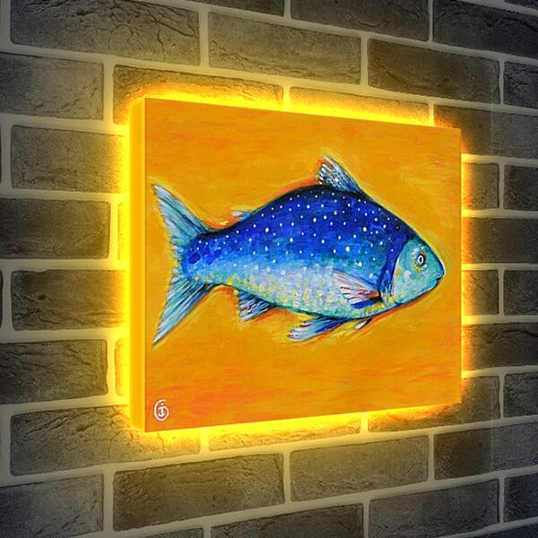 Лайтбокс световая панель - Рыба 3