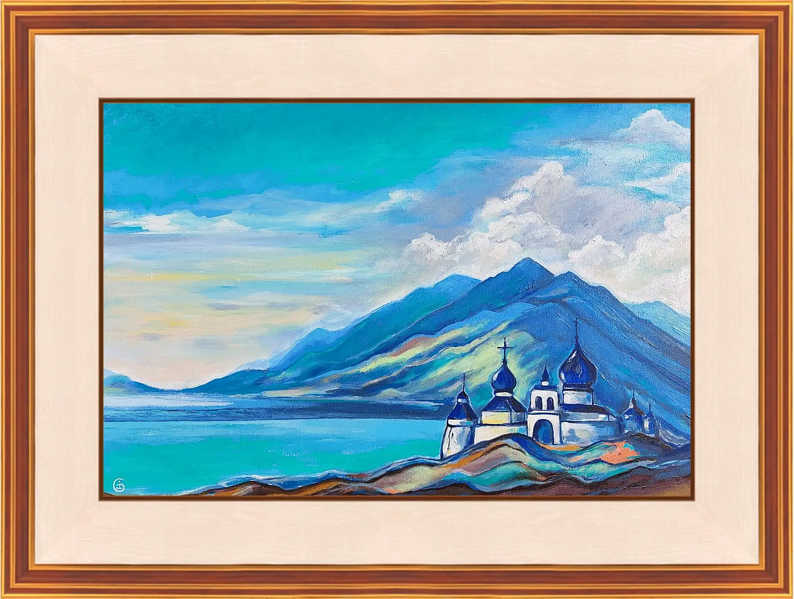 Картина в раме - Светлый град